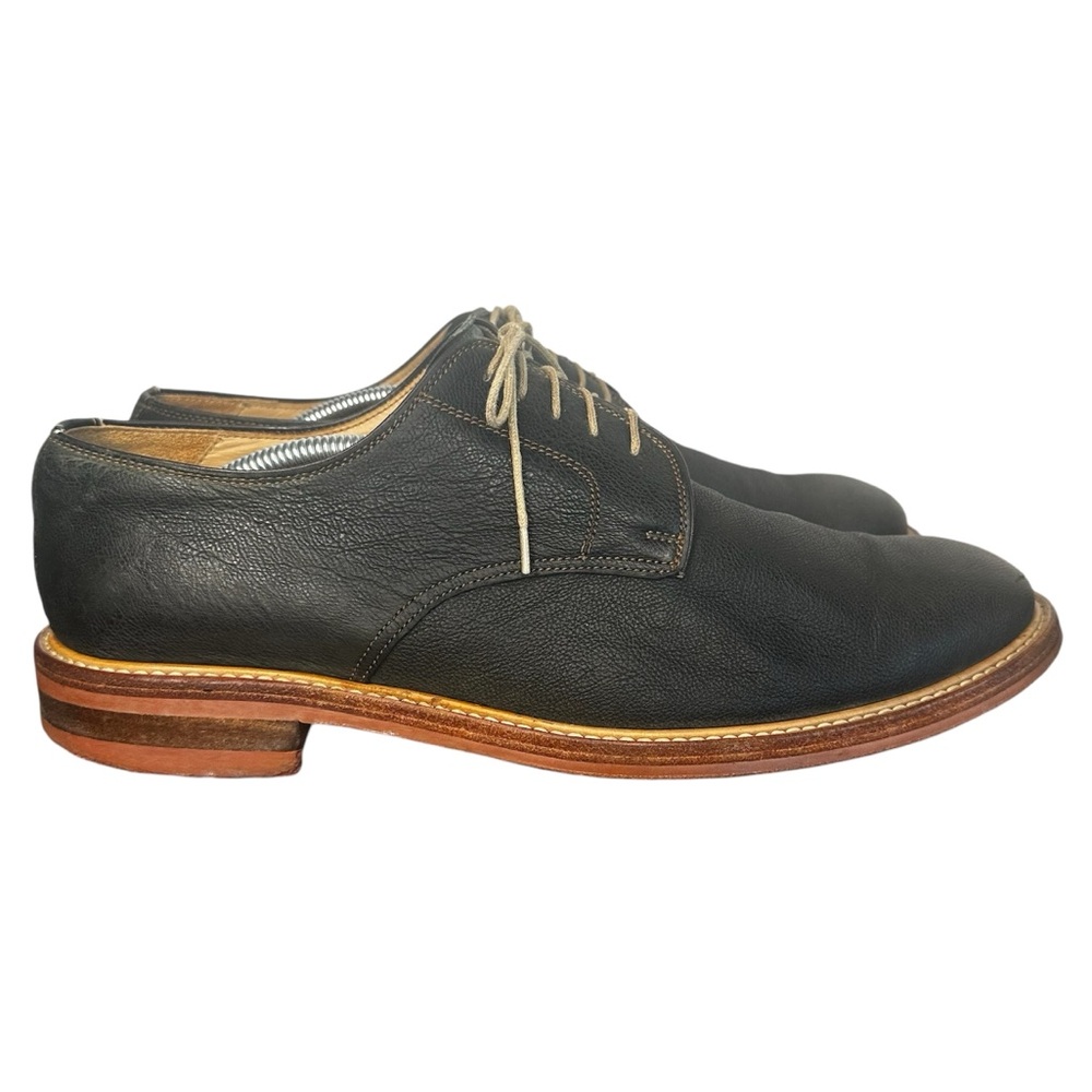 Russell & Bromley Men's Leather Derby Rubber Soles Black Size 11 Made In London